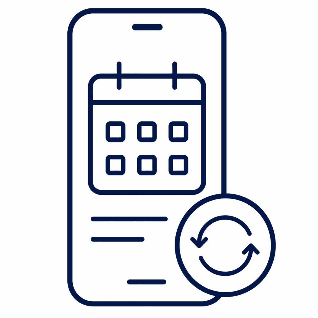 スマホ予約のアイコン